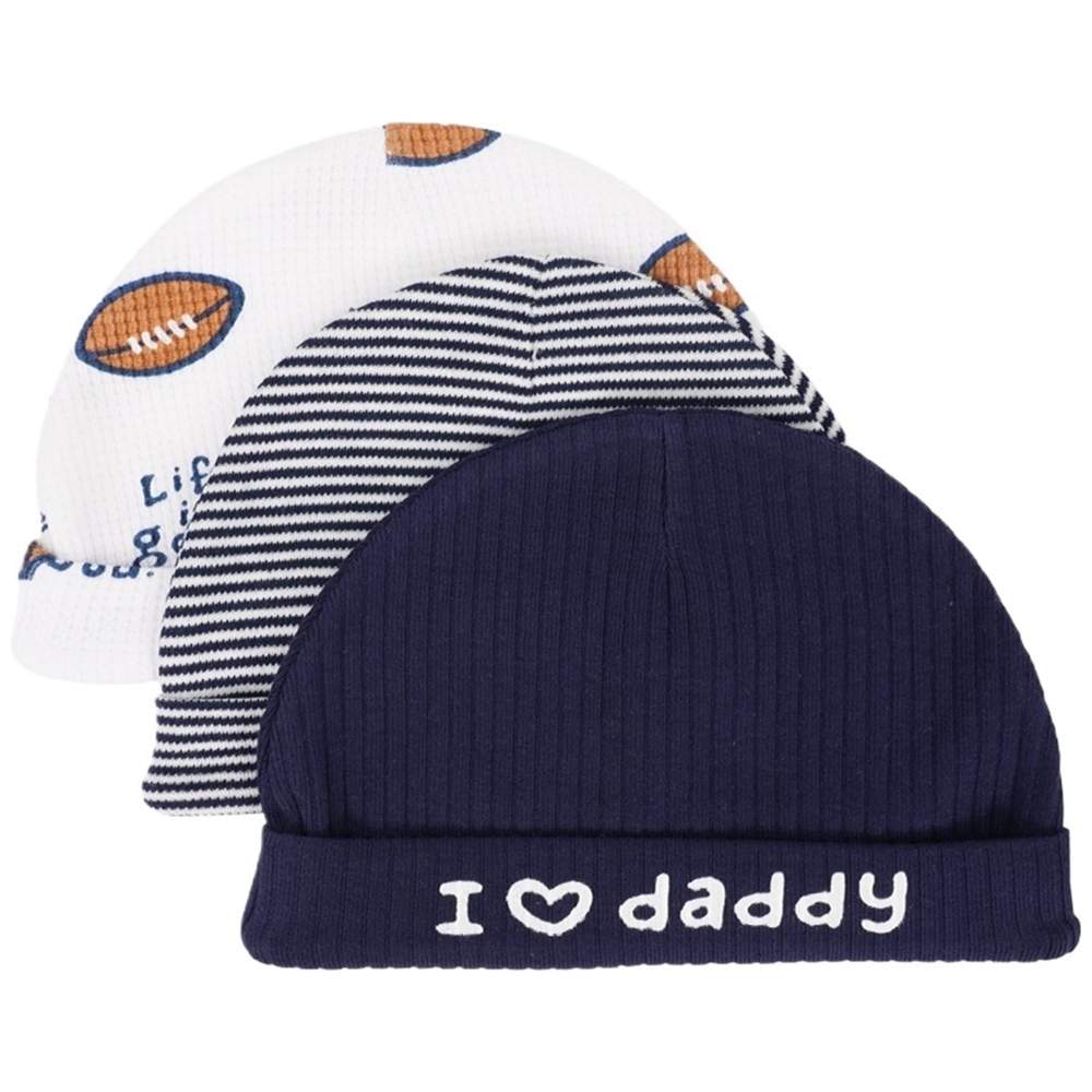 Sunnozy Baby Beanie Cap - 3 Pcs