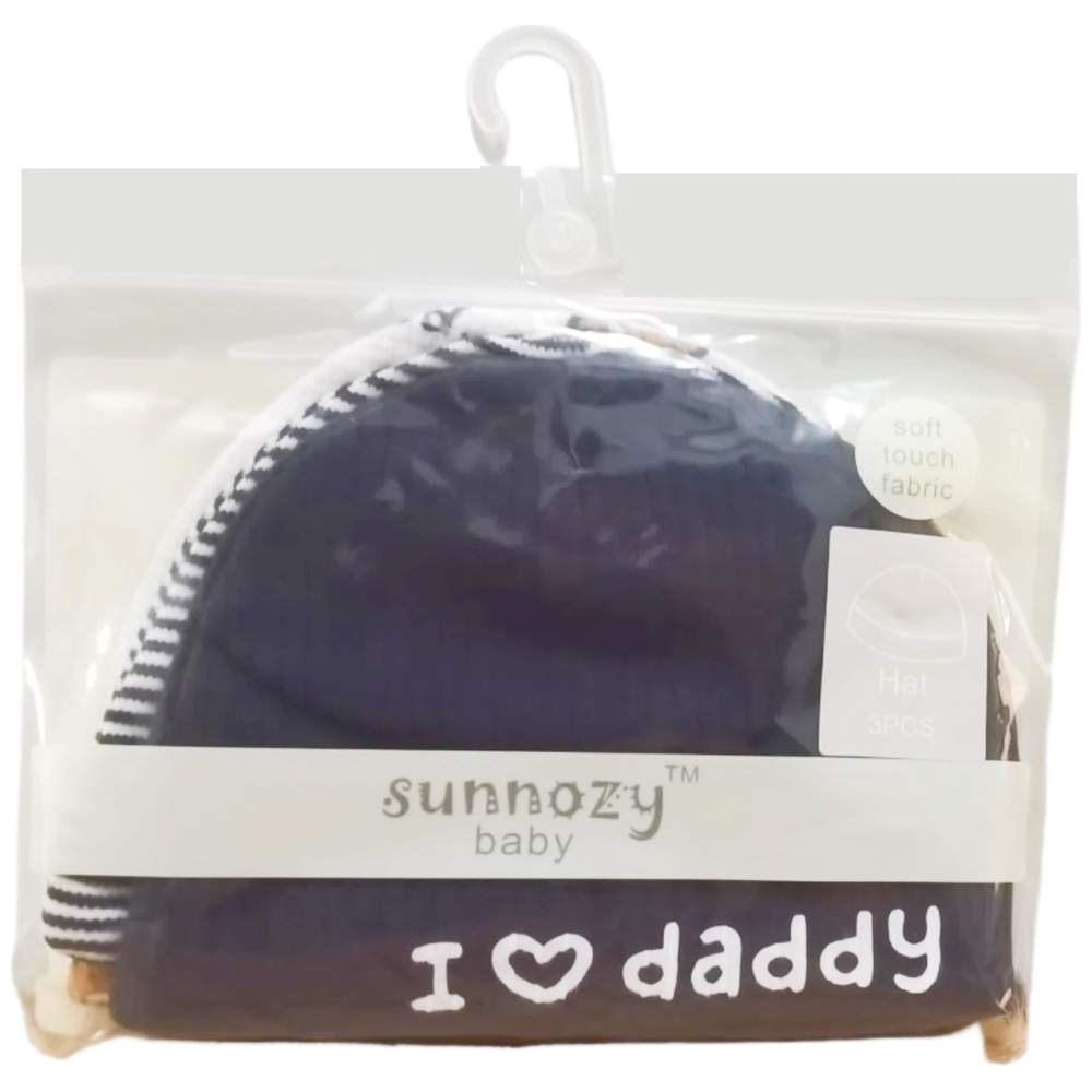 Sunnozy Baby Beanie Cap - 3 Pcs