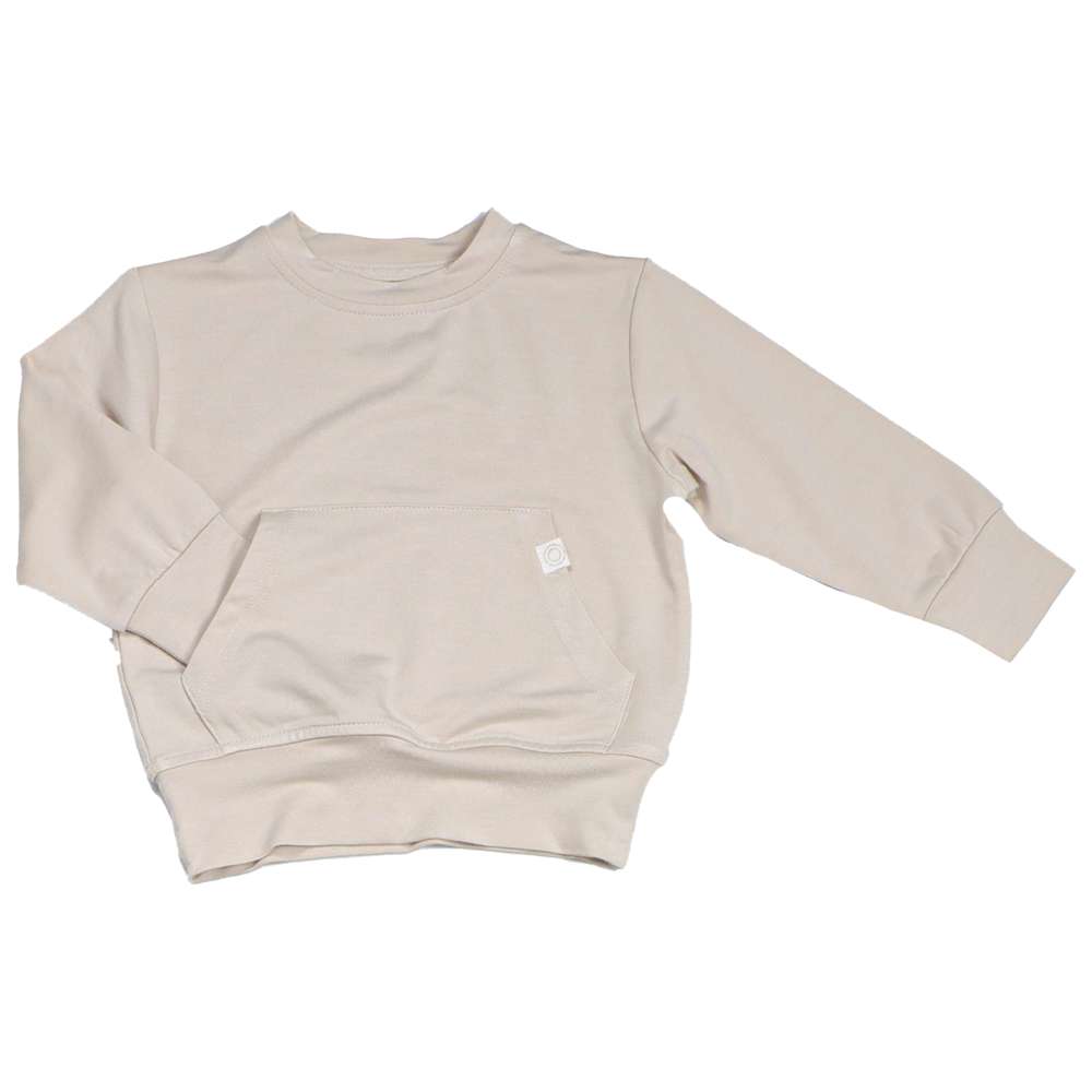 Sashi Kid's Cloud Dream Solid Sweatshirt - Beige