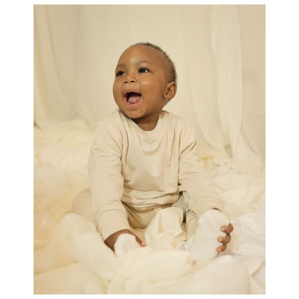 Sashi Kid's Cloud Dream Solid Sweatshirt - Beige