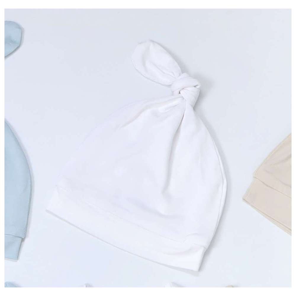 Sashi Baby Beanie Cap - White