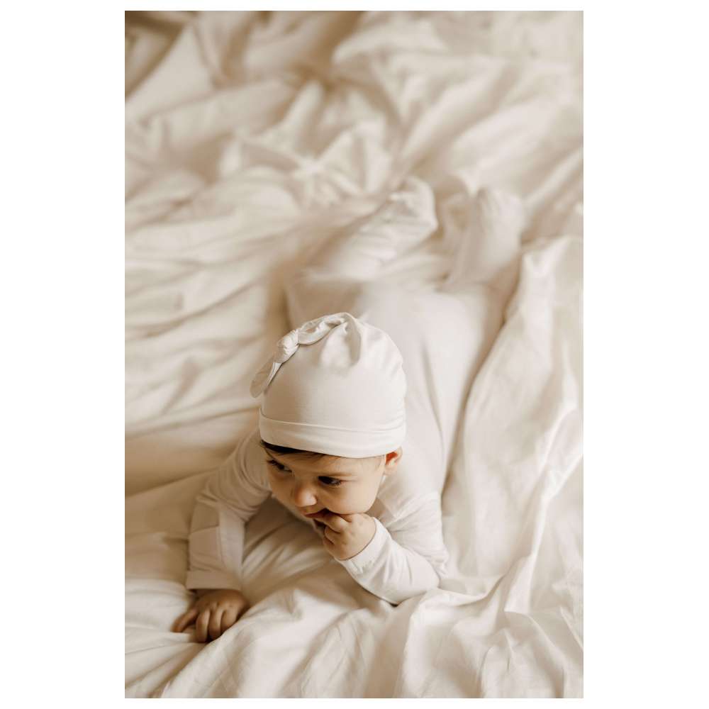 Sashi Baby Comfort Footed Sleepsuit - White