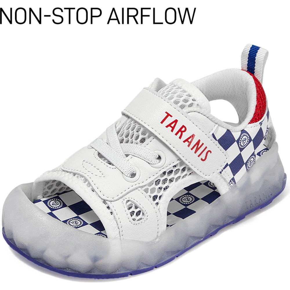 Taranis Boy's Mesh & Rubber Sandals - Blue/White