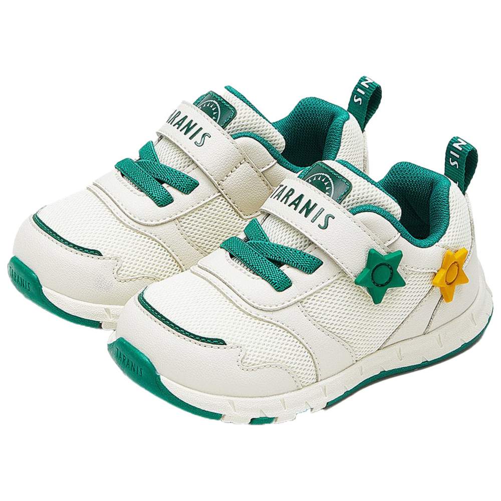 Taranis Boy's Mesh & Rubber Sneakers - White/Green