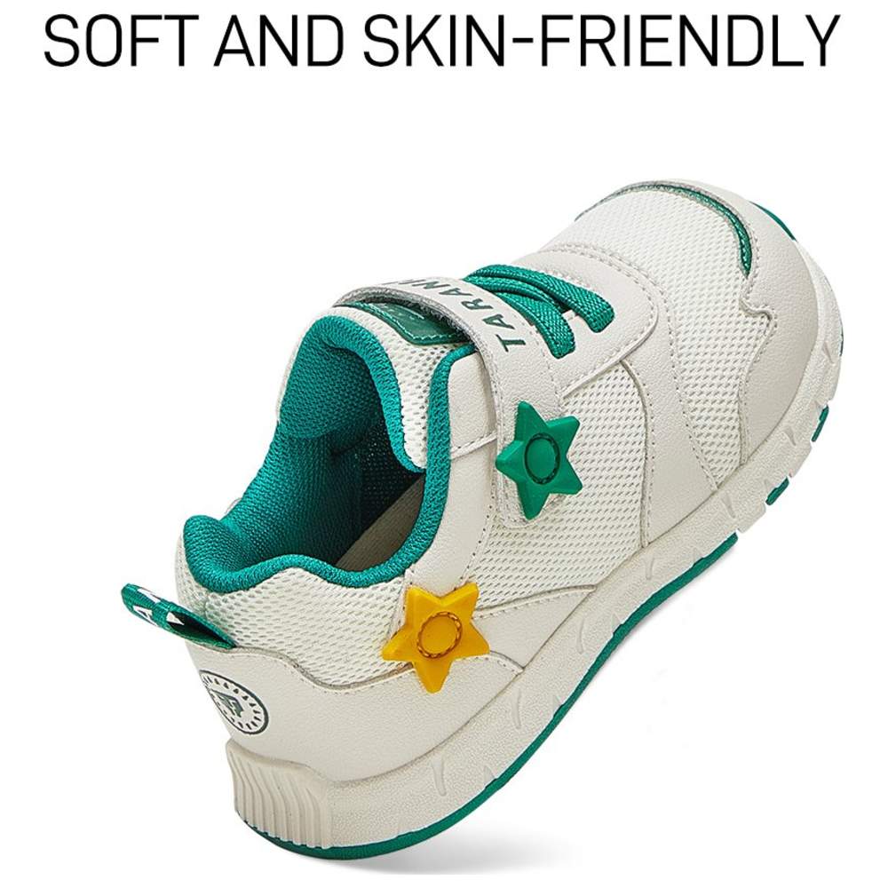 Taranis Boy's Mesh & Rubber Sneakers - White/Green