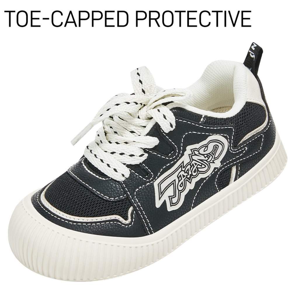 Taranis Boy's Synthetic Leather & Rubber Sneakers - Black