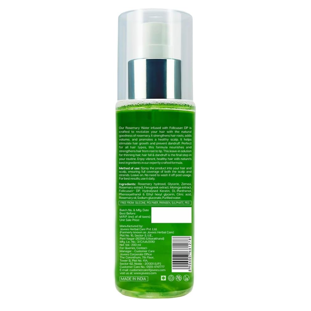 Jovees Herbal - Rosemary Water - 200 ml