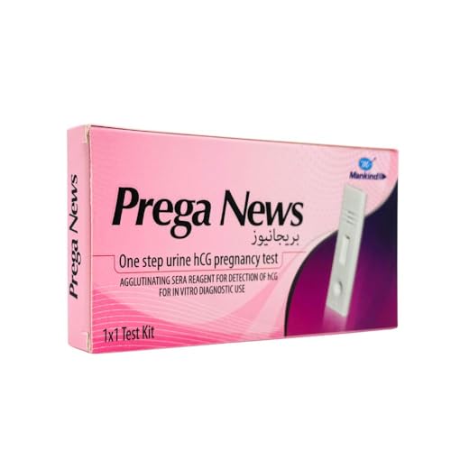 Prega News - One Step Urine HCG Pregnancy Test - Cassette