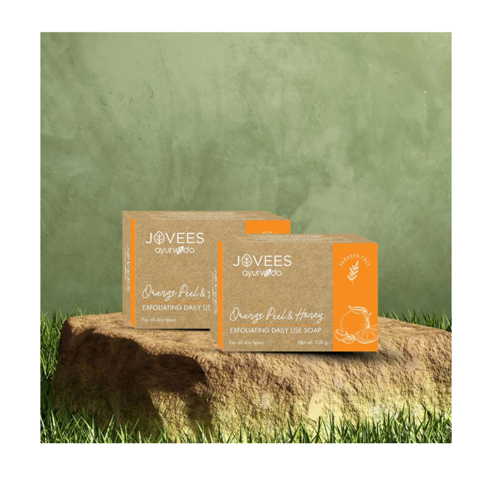 Jovees Herbal - Orange Peel & Honey Soap - 100 Gm