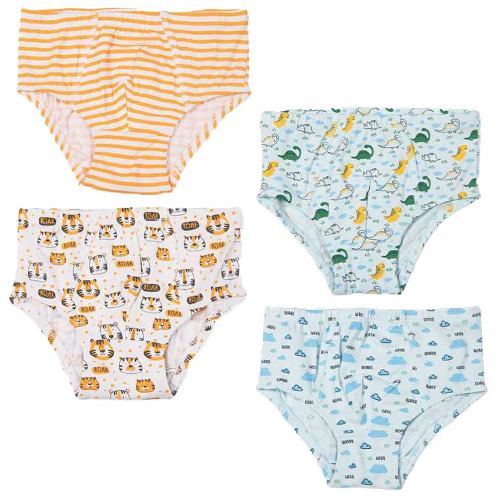 Keebee Boy's Soft & Comfortable Briefs - Pack of 4