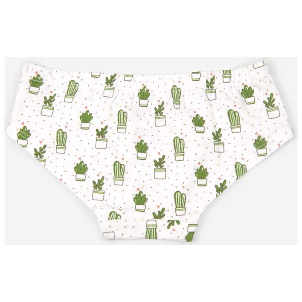 Keebee Girl's Soft & Comfortable Printed Briefs - Pack of 4