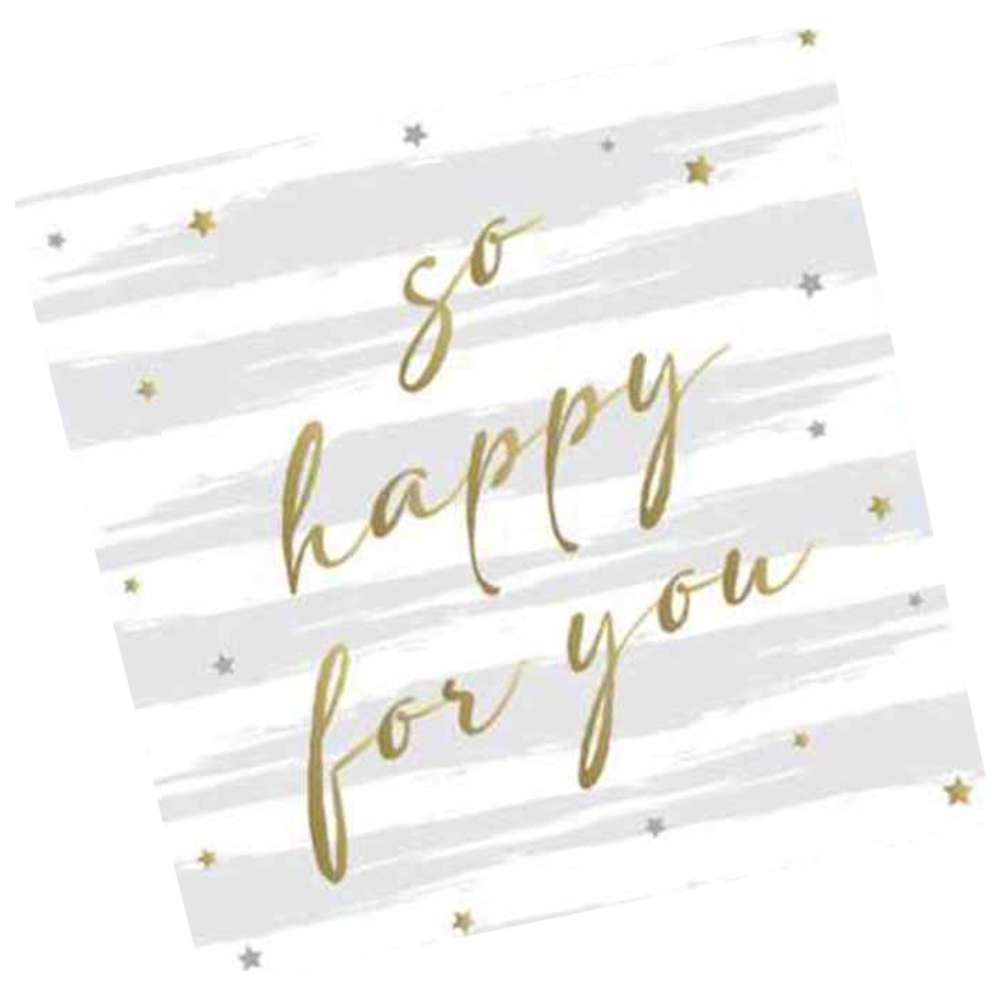 Share The Love - So Happy For You Congratulations Greeting Card
