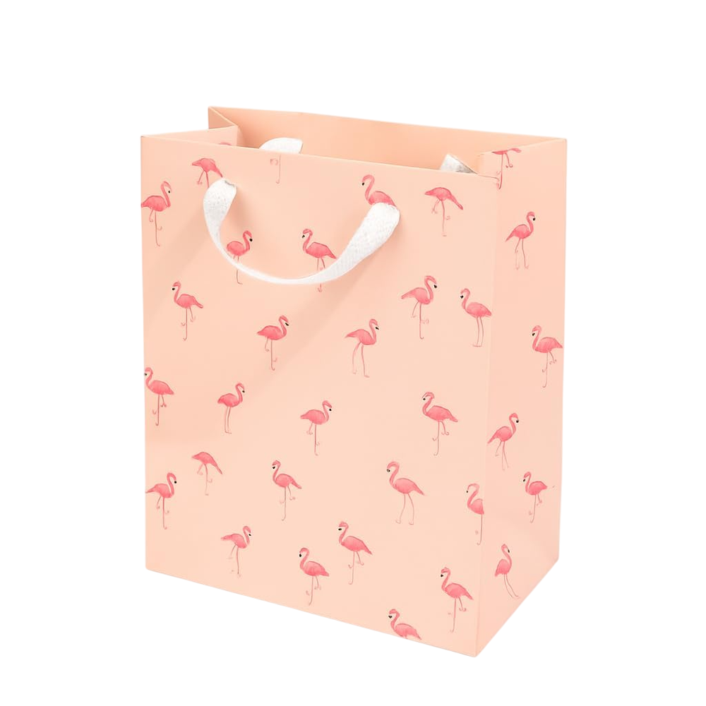 Share the Love Flamingo Gift Bag - Pink