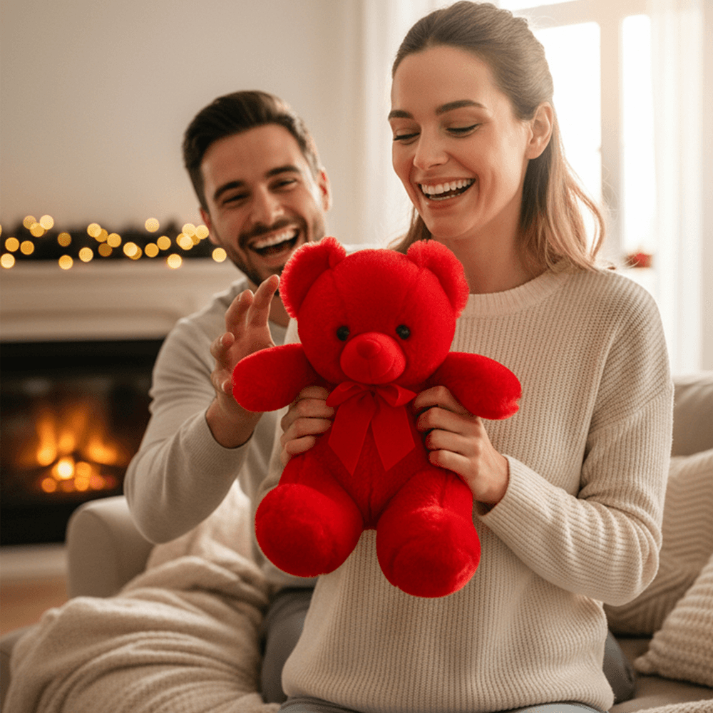 Share the Love - Scarlet Romance Teddy - Red - 25 cm