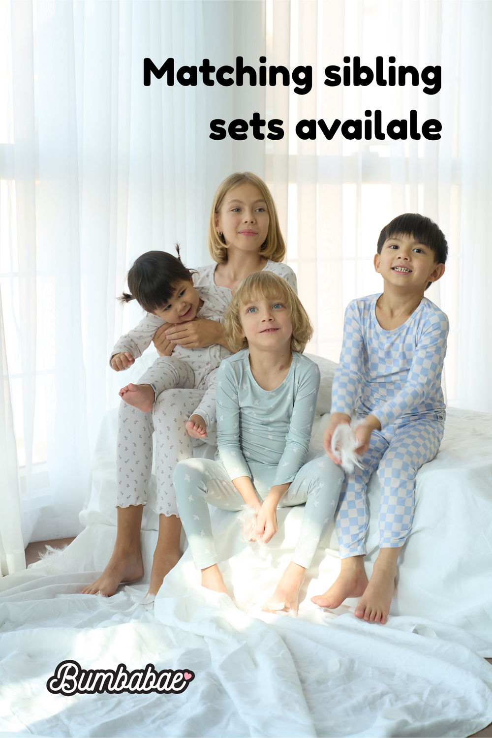 Bumbabae Garden Spray Pajama Set - Pink - 2 Pcs