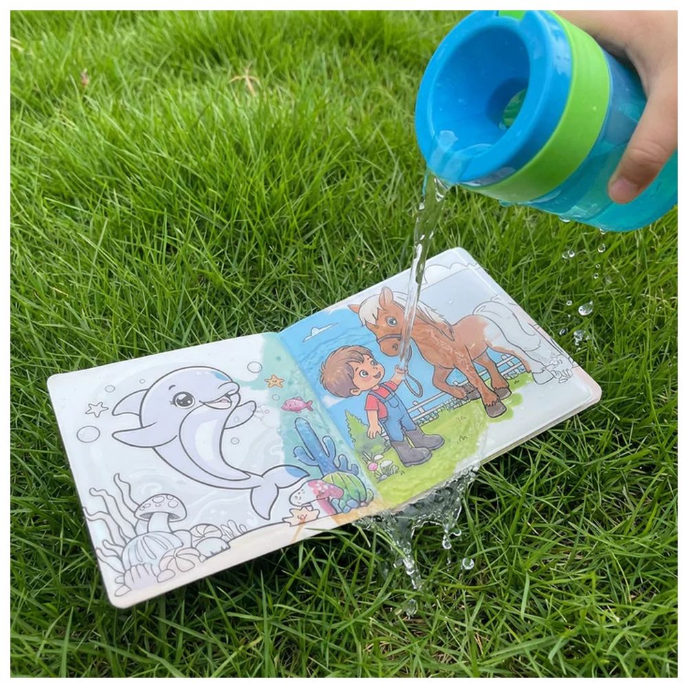 Colors That Disappear And Come Back - Animals Water Coloring Book