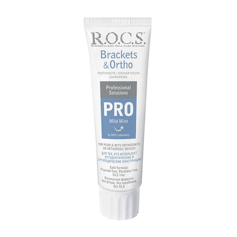 Rocs - Pro Brackets & Ortho Toothpaste - Mild Mint - 135 gm