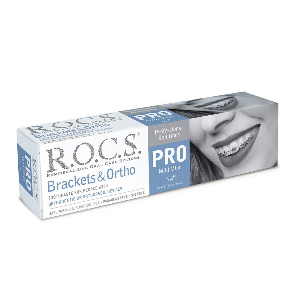 Rocs - Pro Brackets & Ortho Toothpaste - Mild Mint - 135 gm