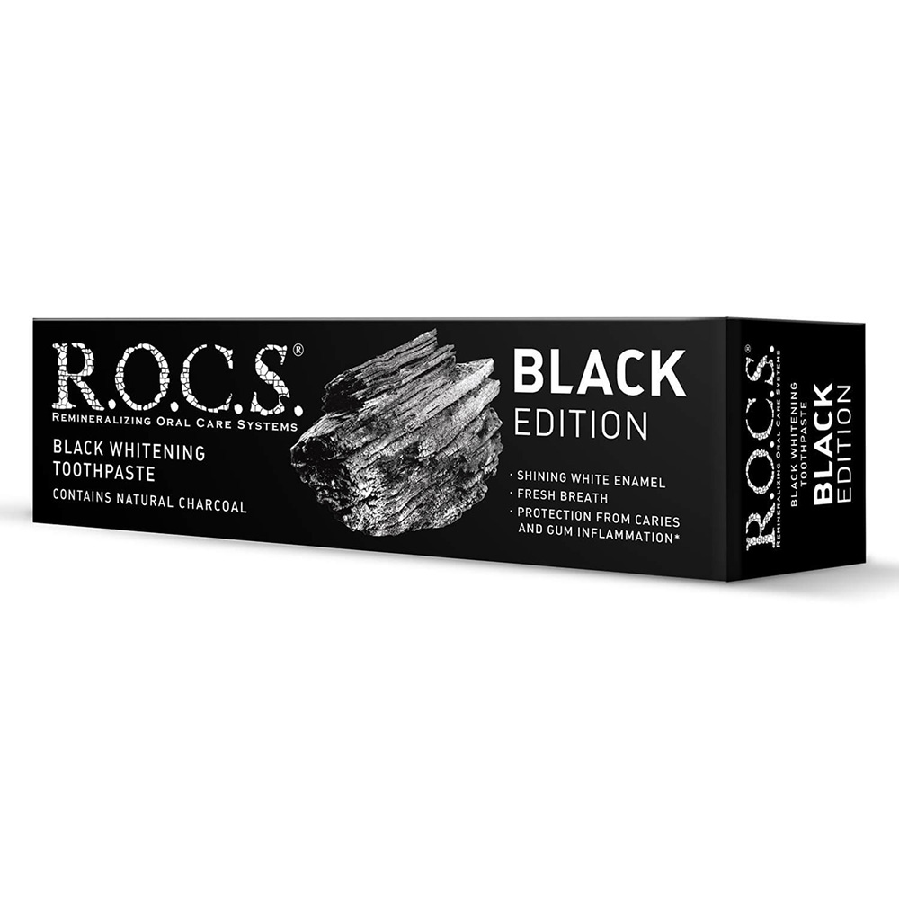 Rocs - Black Edition Whitening Toothpaste - 74 gm