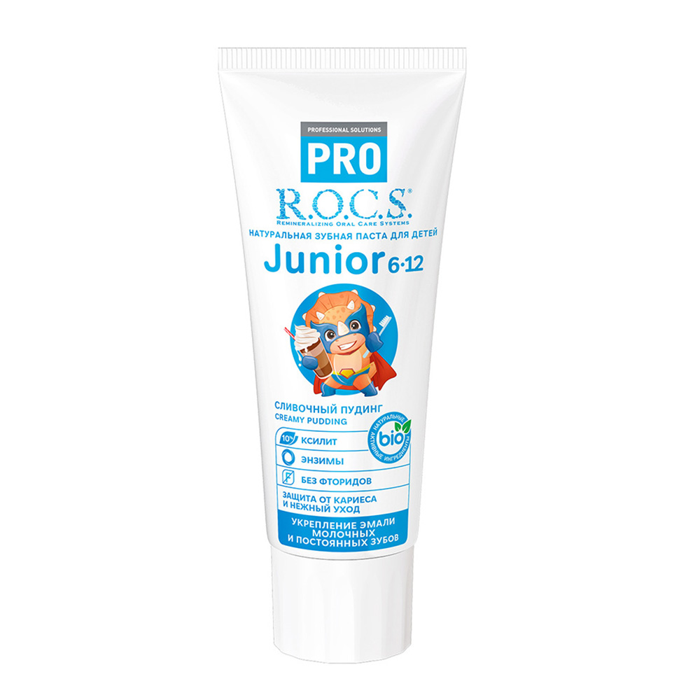 Rocs - Pro Junior Toothpaste - Creamy Pudding - 74 gm