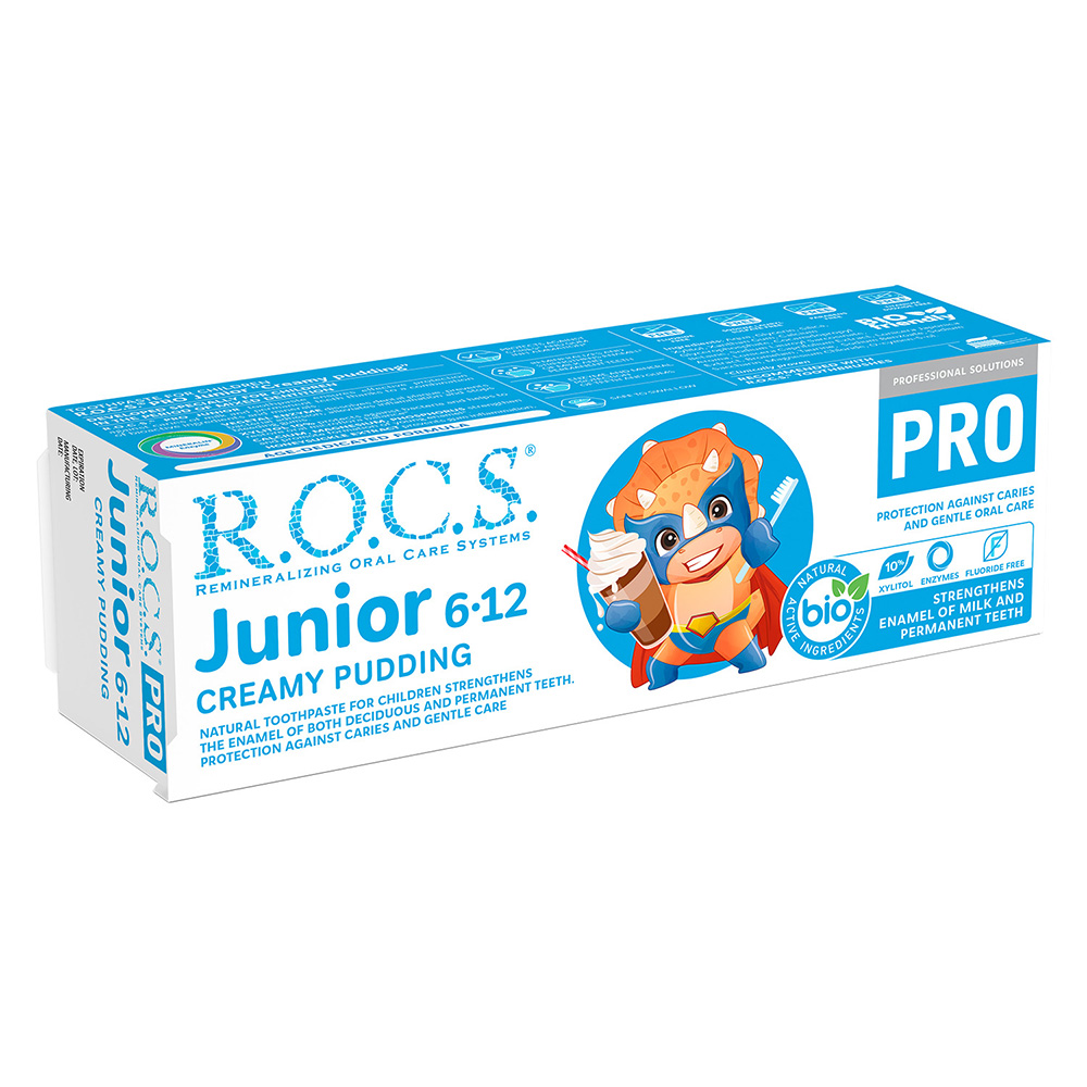 Rocs - Pro Junior Toothpaste - Creamy Pudding - 74 gm