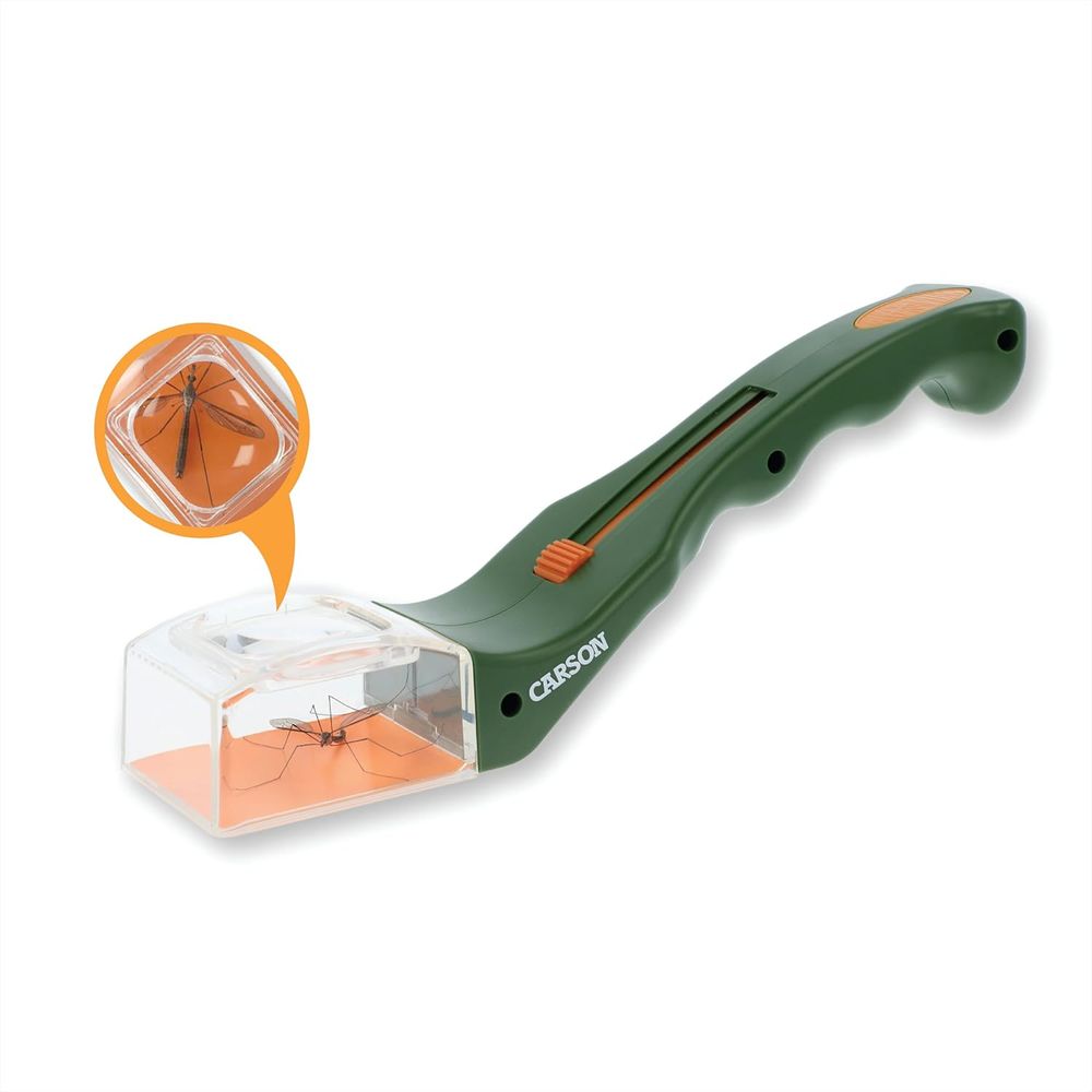 Carson - Bugview 5x Magnifier Quick-release Bug Catching Tool - Green