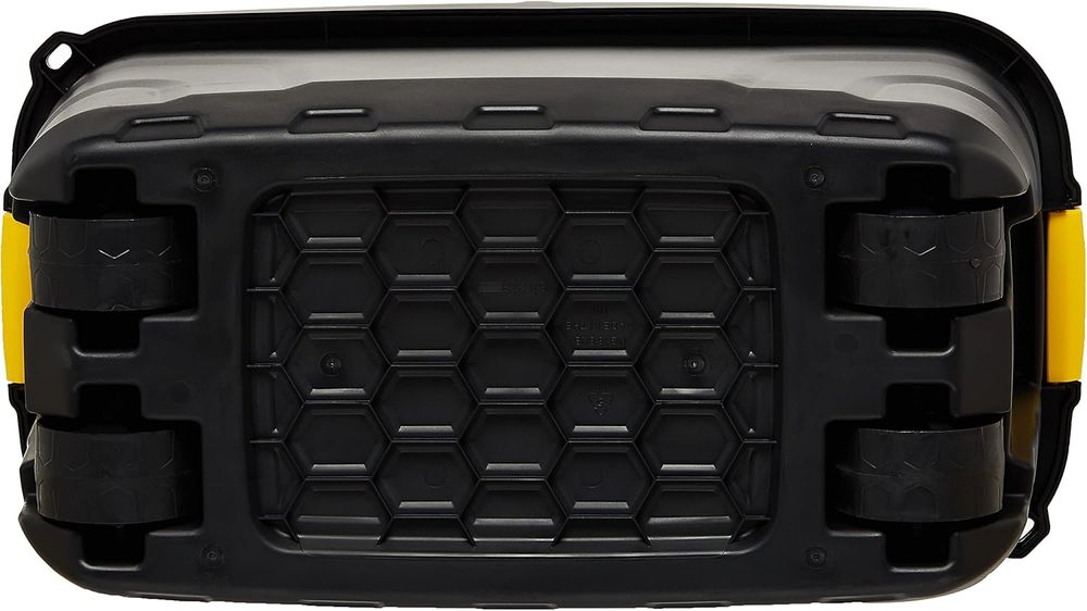 Strata - Heavy Duty Indoor & Outdoor Storage Box - Black - Pack Of 2 - 75L