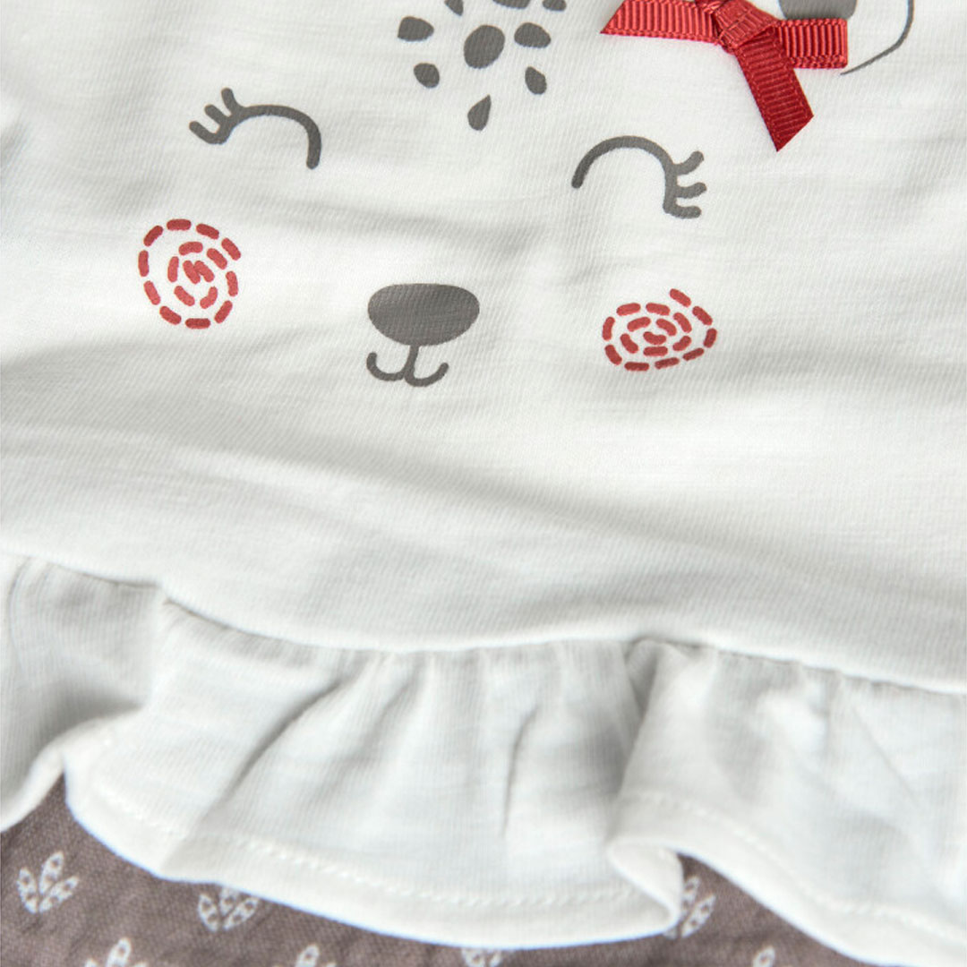 Boboli Baby Girl's Knitted Playsuit - White