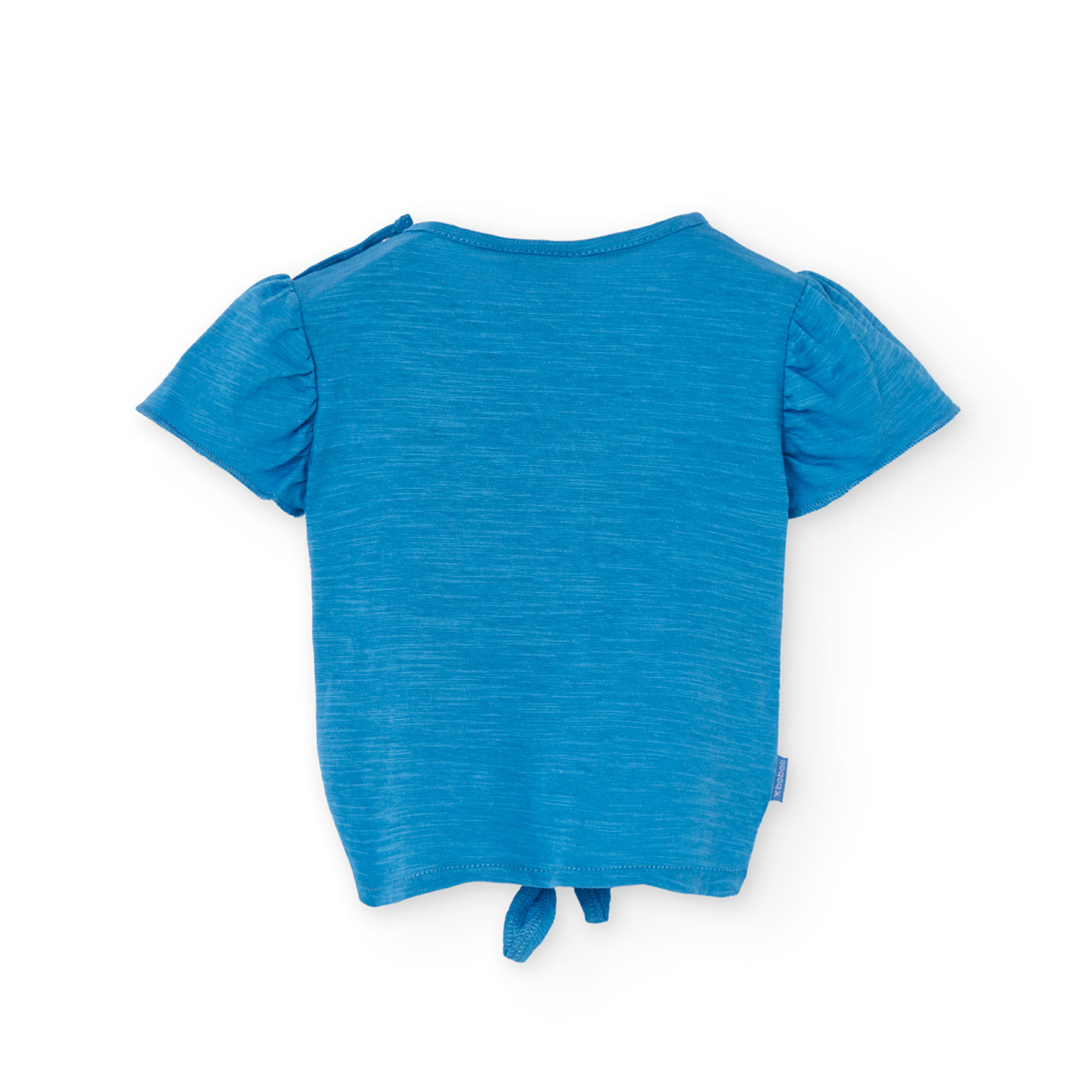 Boboli Girl's Good Summer Printed Knitted T-Shirt - Blue