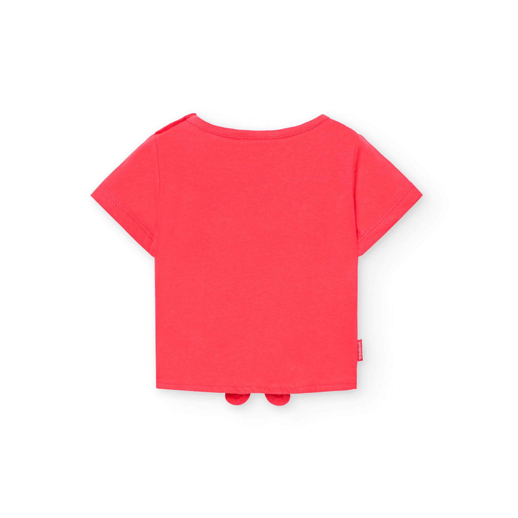Boboli Girl's Printed Knitted Strawberry T-Shirt