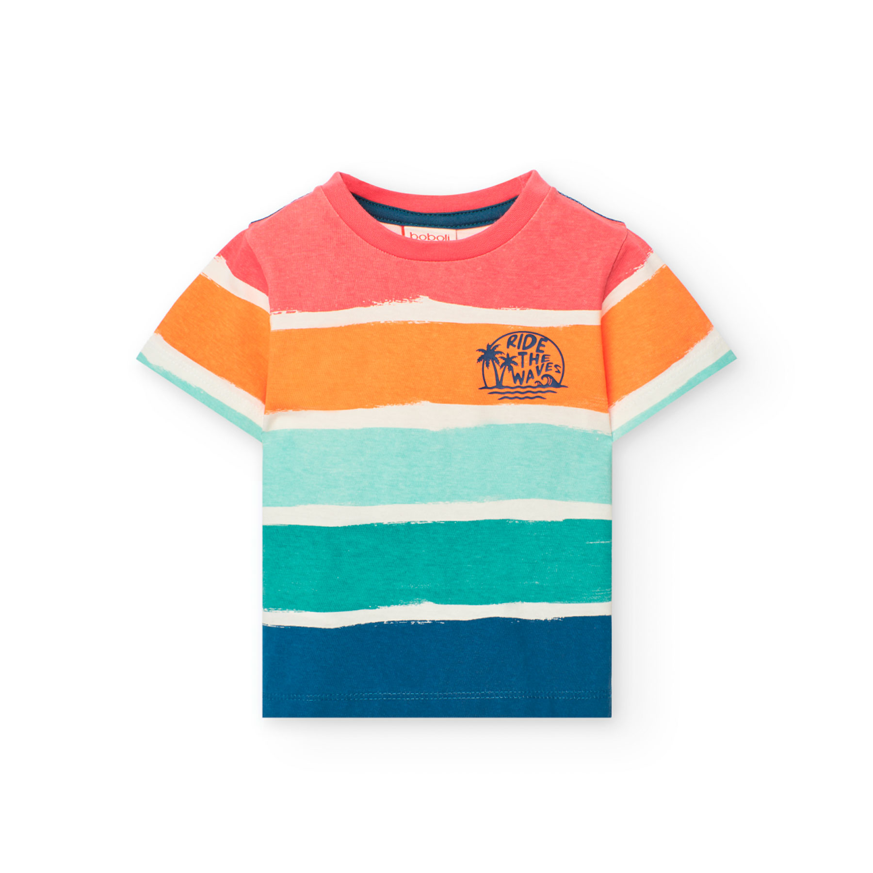 Boboli Boy's Printed Knitted Short Sleeve T-Shirt