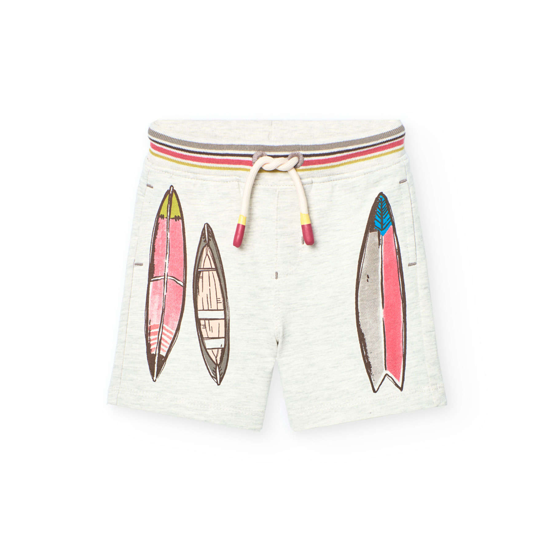 Boboli Boy's Knitted Shorts Off-White - Off White