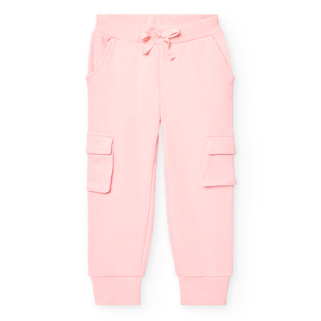 Boboli Girl's Fleece Joggers - Pink