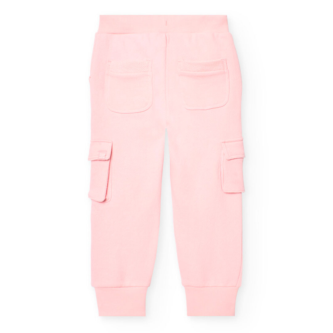 Boboli Girl's Fleece Joggers - Pink
