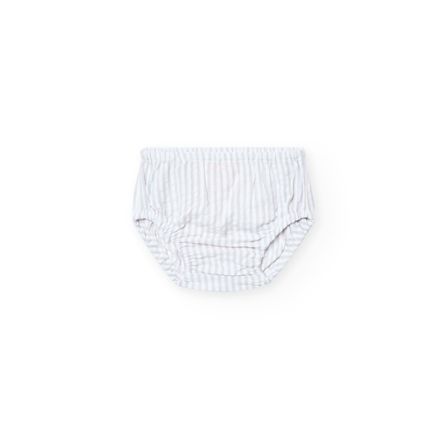 Boboli Baby Girl's Poplin with Floral Dress - Grey/Coral