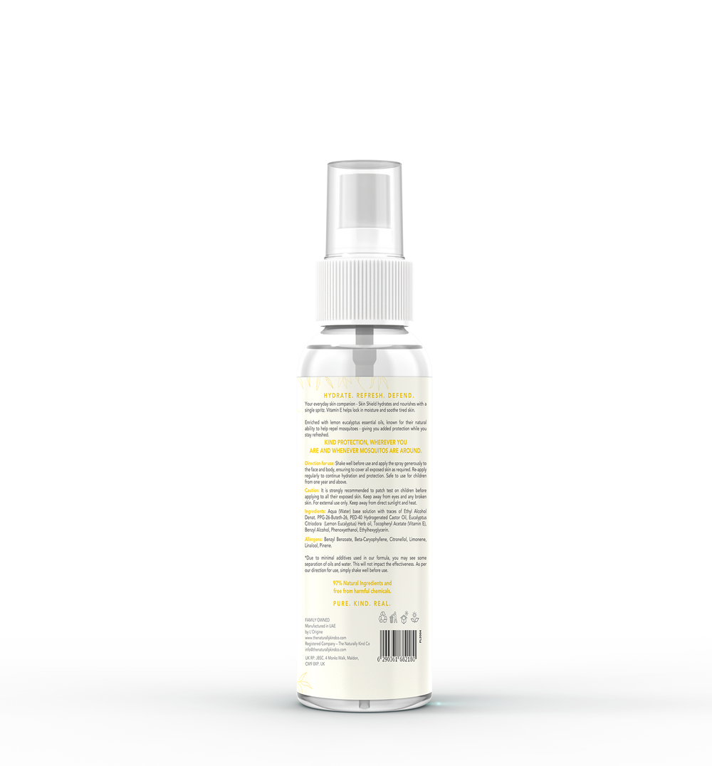 The Naturally Kind Co. - Skin Shield Hydrating Spray - Lemon Eucalyptus - 250 ml