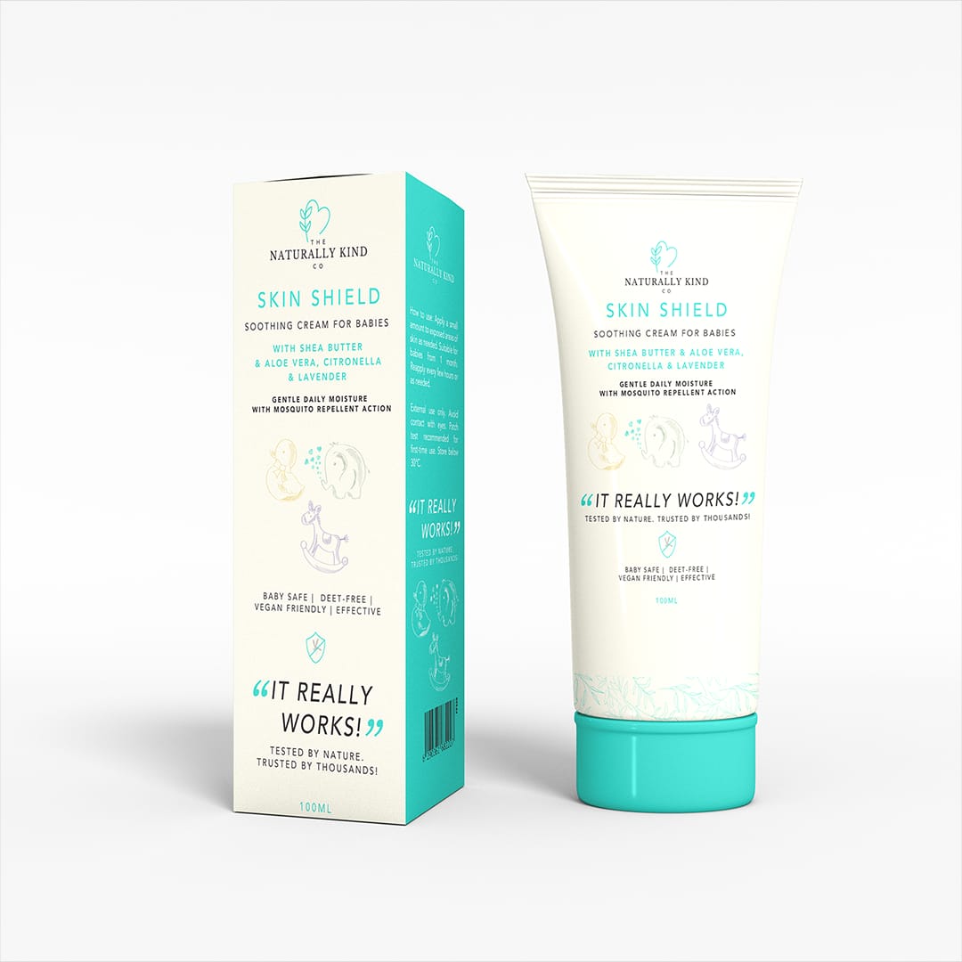 The Naturally Kind Co. - Mosquito Repellent Cream - Shea Butter & Aloe Vera - 100 ml