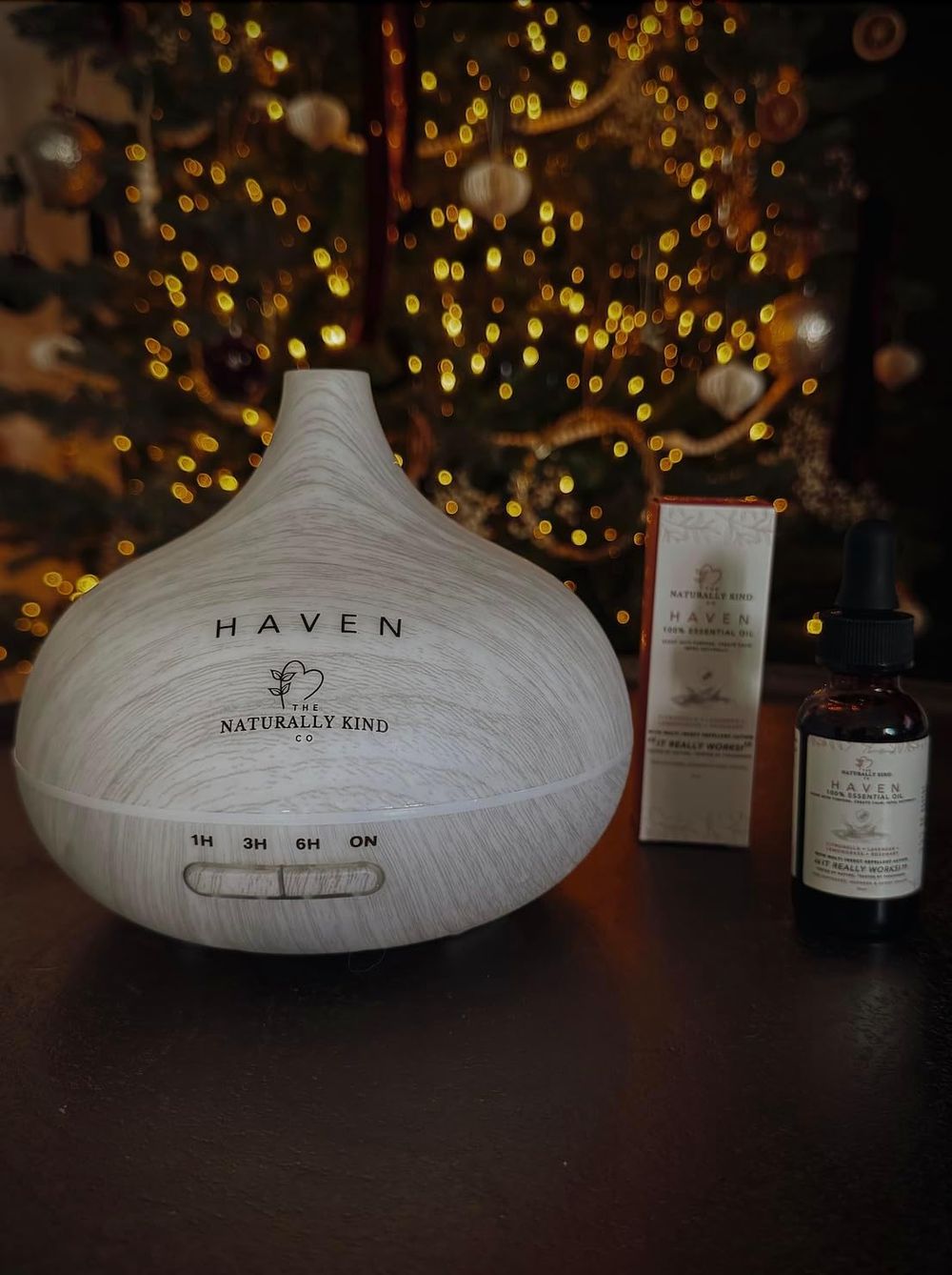 The Naturally Kind Co. - Haven Ultrasonic Aroma Diffuser - White