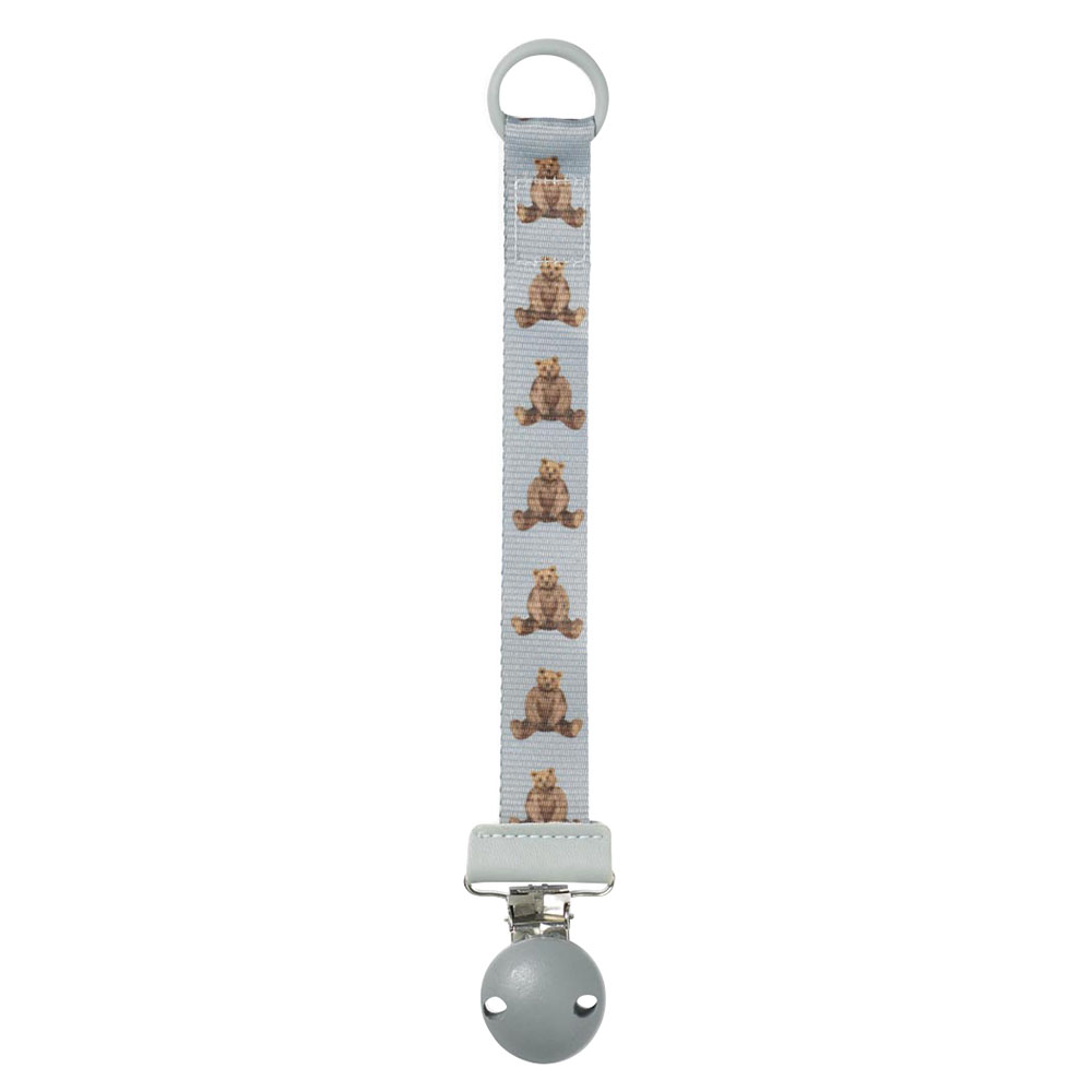 Elodie Details Baby Wooden Pacifier Clip - Billy The Bear