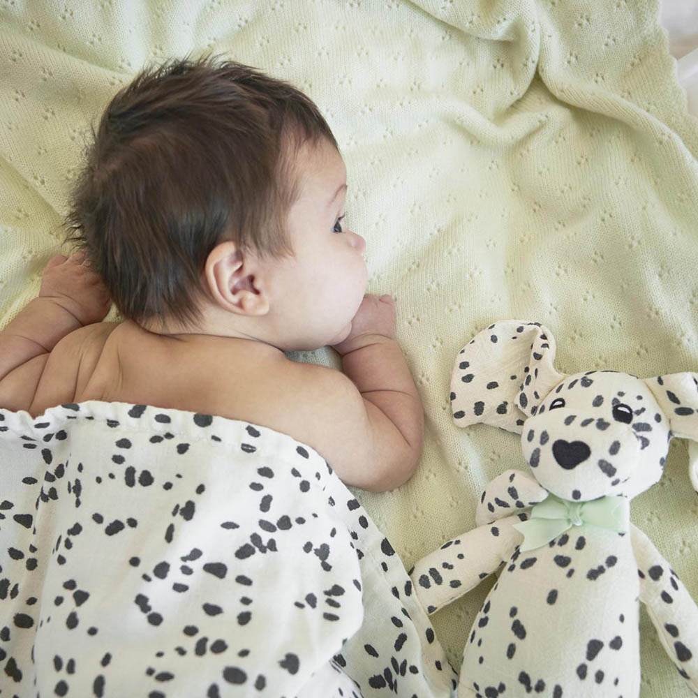 Elodie Details Bamboo Muslin Baby Blanket - Dalmatian Dots