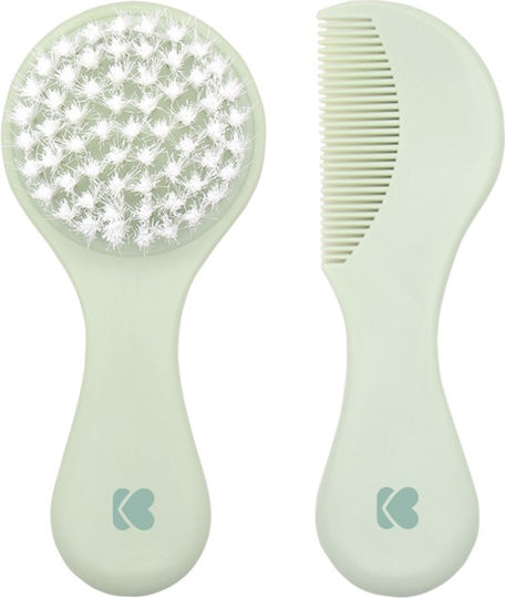 Kikkaboo - Comb And Brush With Natural Bristles – Savanna Mint