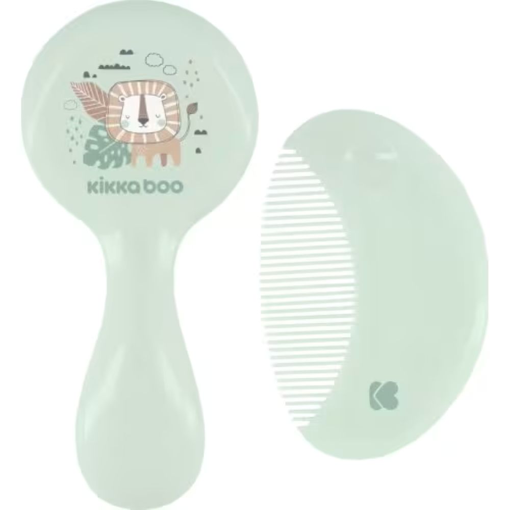 Kikkaboo - Comb And Brush With Natural Bristles – Savanna Mint