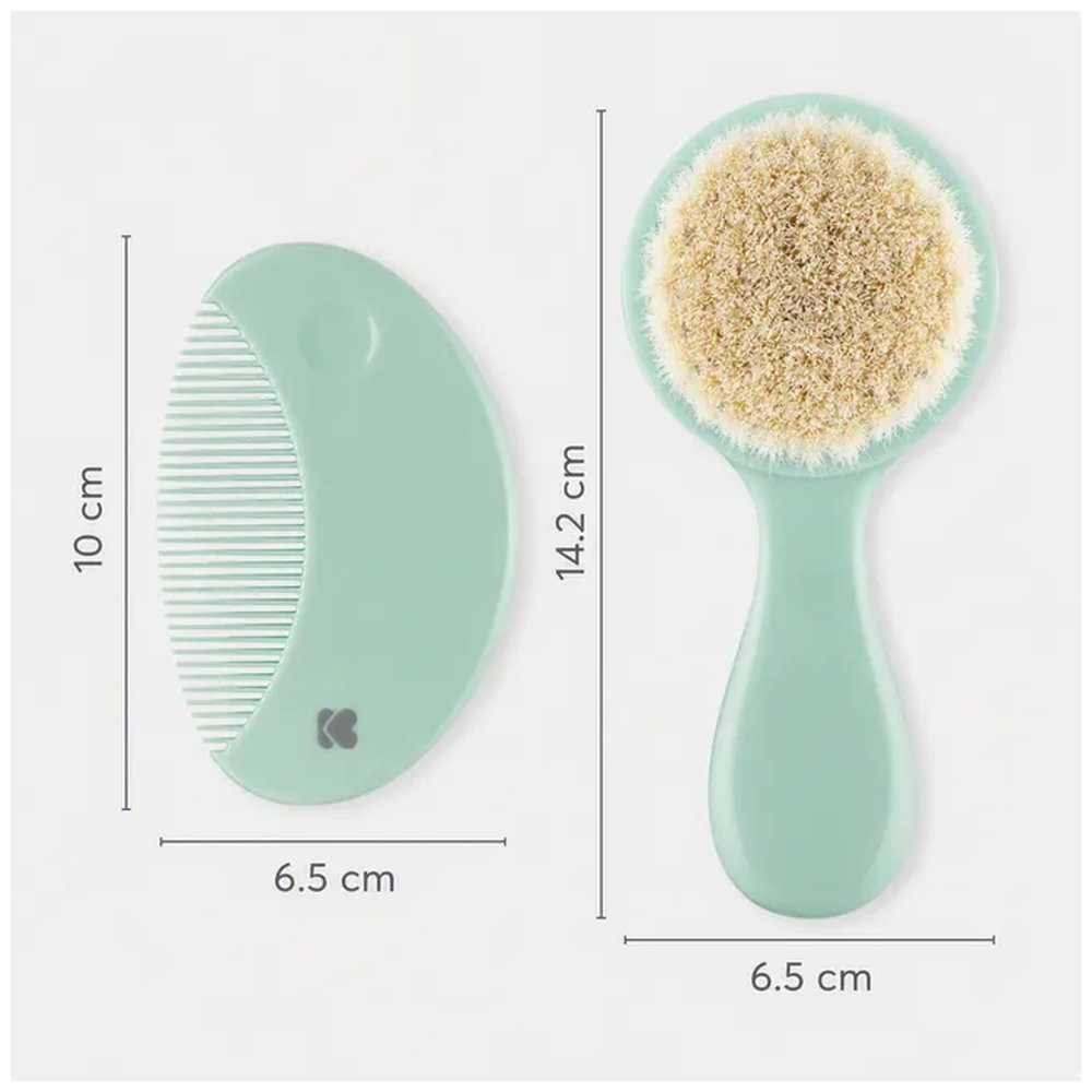 Kikkaboo - Comb And Brush With Natural Bristles – Savanna Mint