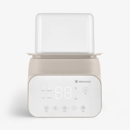 Kikkaboo - Handy 4-in-1 Double Baby Bottle Warmer & Sterilizer – Beige