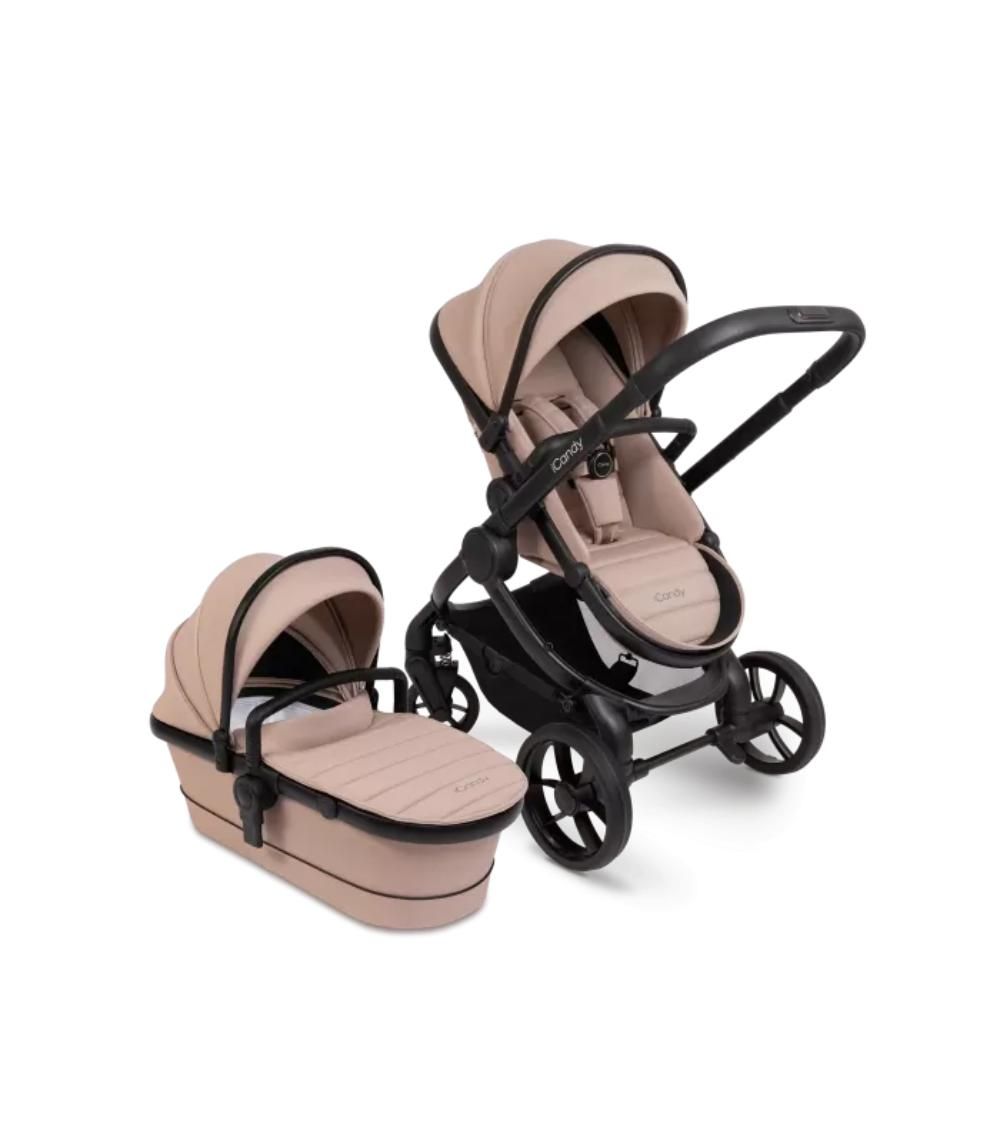 Icandy - Peach 7 Combo Baby Stroller - Cookie Black