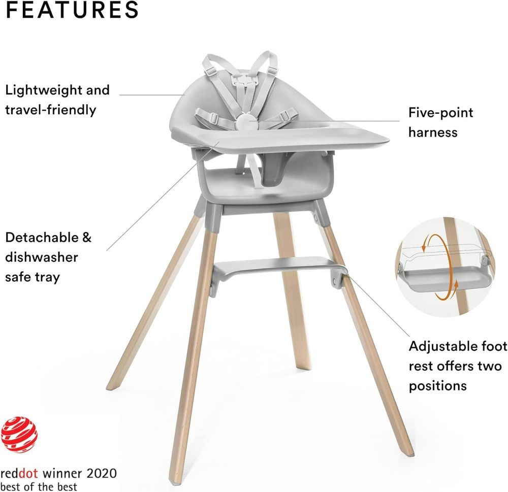 Stokke - Clikk High Chair Bamboo Legs