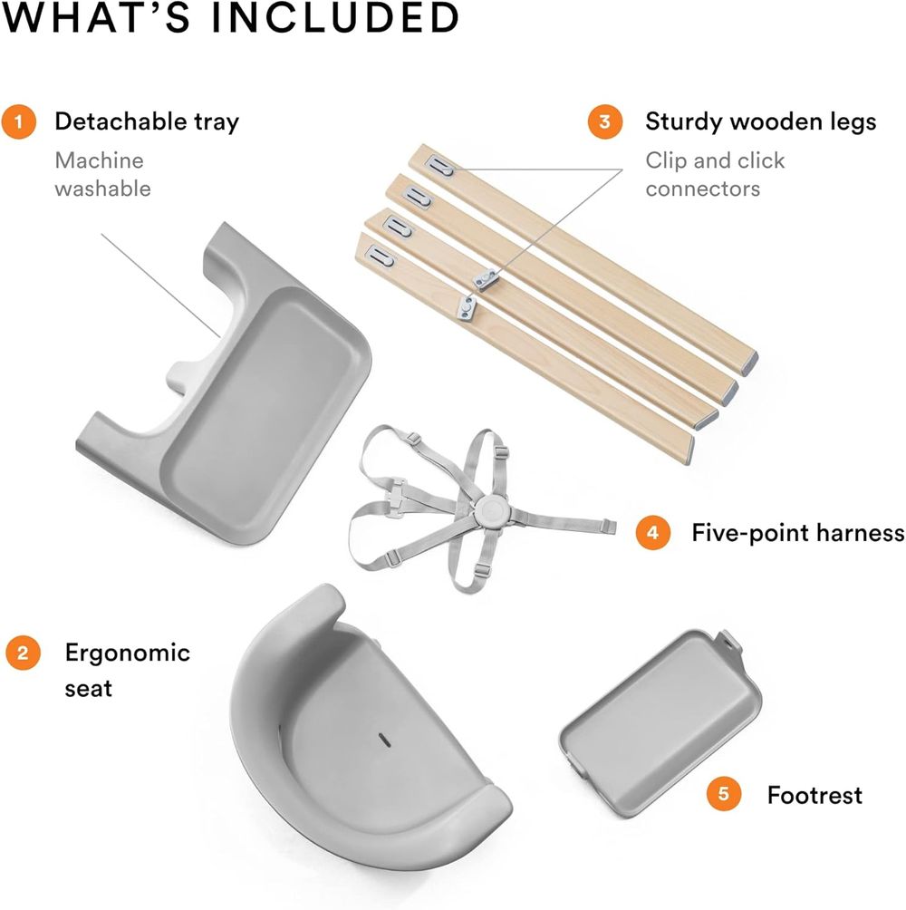 Stokke - Clikk High Chair Bamboo Legs