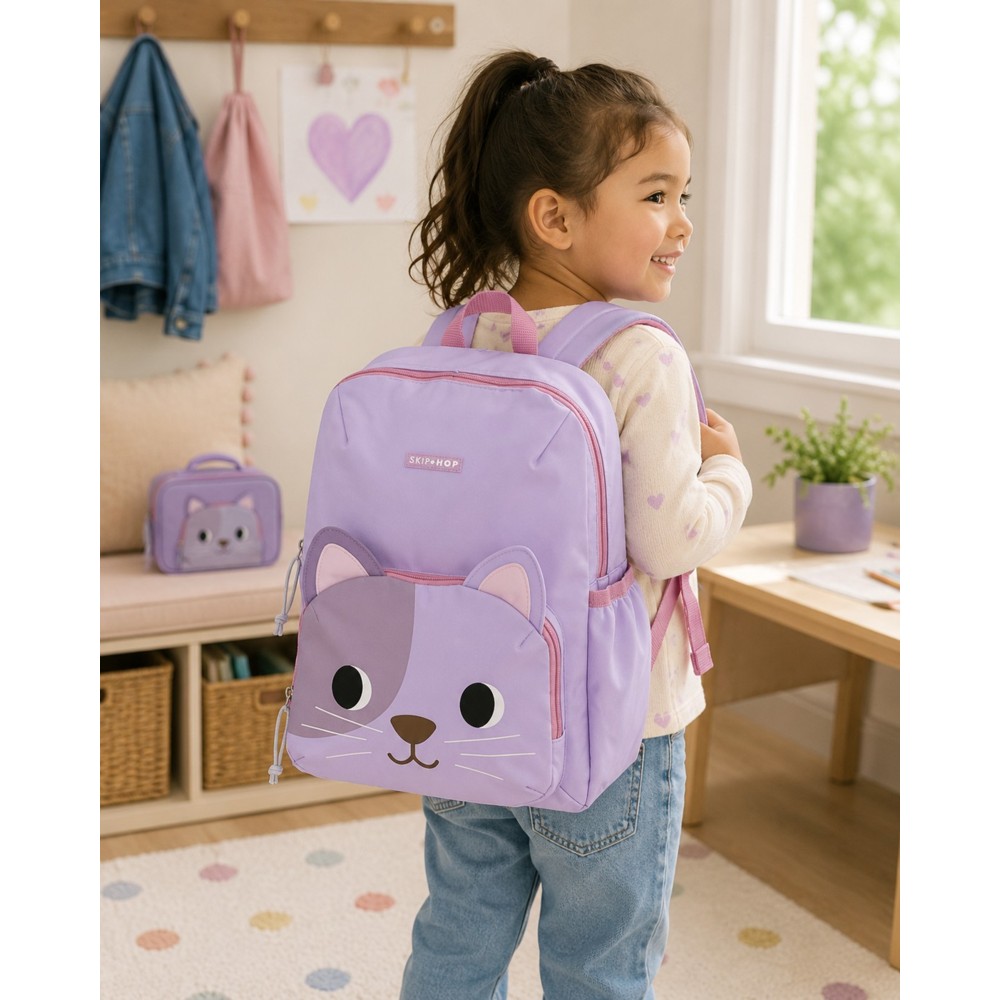 Skip Hop - Besties Squad Backpack - Cat - 13-Inch