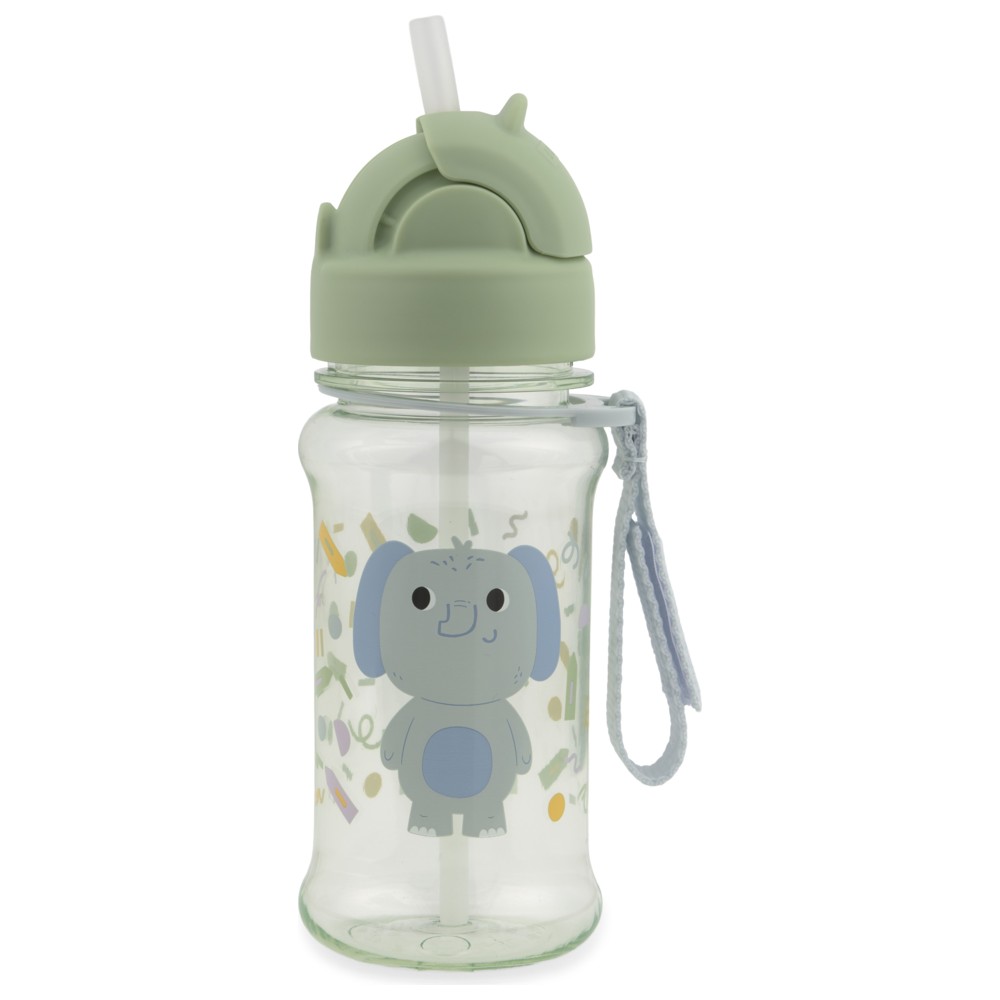 Skip Hop - Besties Squad Straw Bottle - Elephant - 355 ml