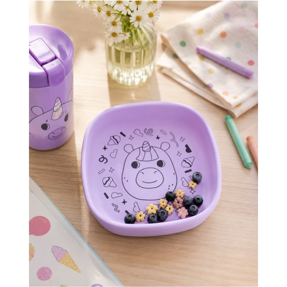 Skip Hop - Besties Squad Silicone Plate - Unicorn